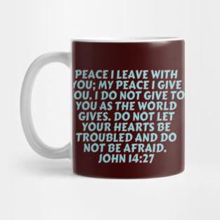 Bible Verse John 14:27 Mug